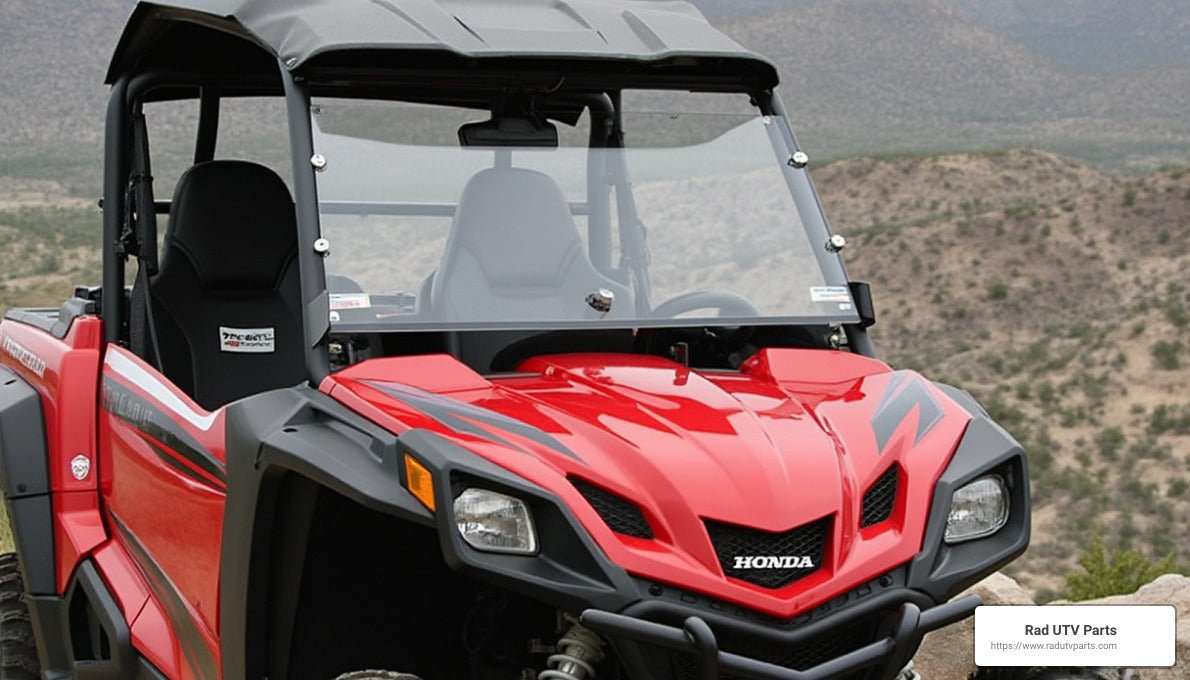 Upgrade Your Ride: Best Honda Talon Windshields - Rad UTV Parts