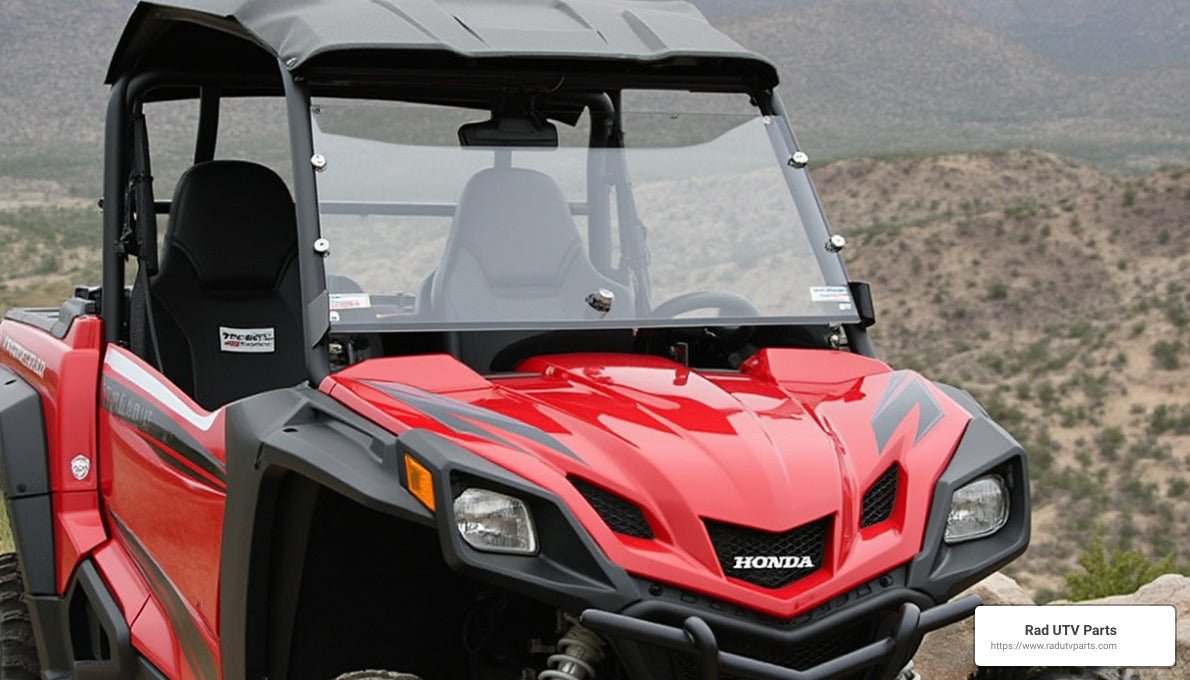 Upgrade Your Ride: Best Honda Talon Windshields - Rad UTV Parts