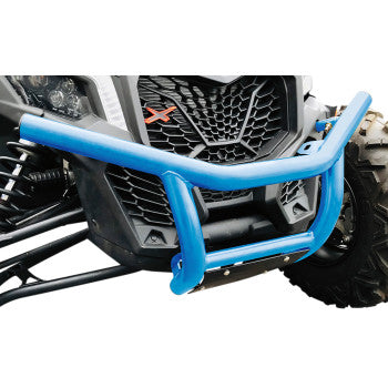 2017-18 Can-Am Maverick X3 Turbo R Blue Bumper by Moose Offroad, 0530-1455, additional view 3
