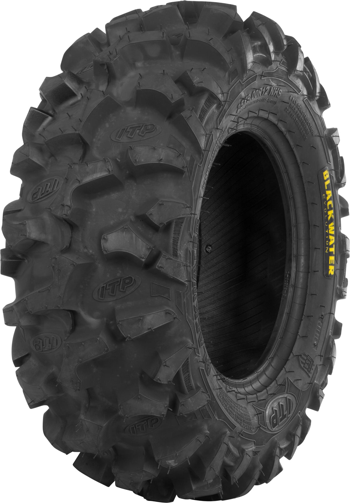 ITP Blackwater Evolution radial tire showing shoulder lugs and Sidewall Armor