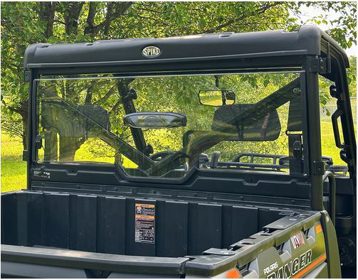 Spike vented rear windshield