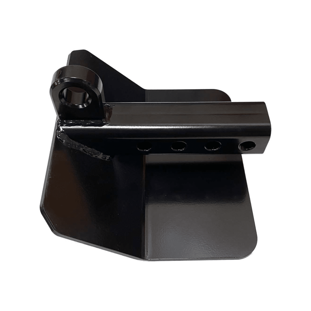 Hitch Skid with Recovery Point — Hitch Skid with Recovery Point by AJK Offroad Side Horizontal View