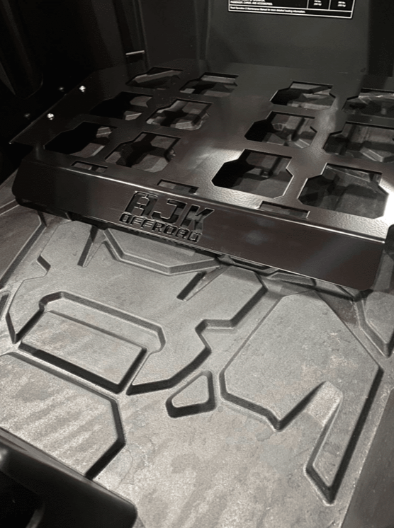 Polaris RZR Pro XP / Turbo R / Pro S Packout Mount — Polaris RZR PRO XP / Turbo R Packout Mount by AJK Offroad Right Side Close Up View of Empty Mount