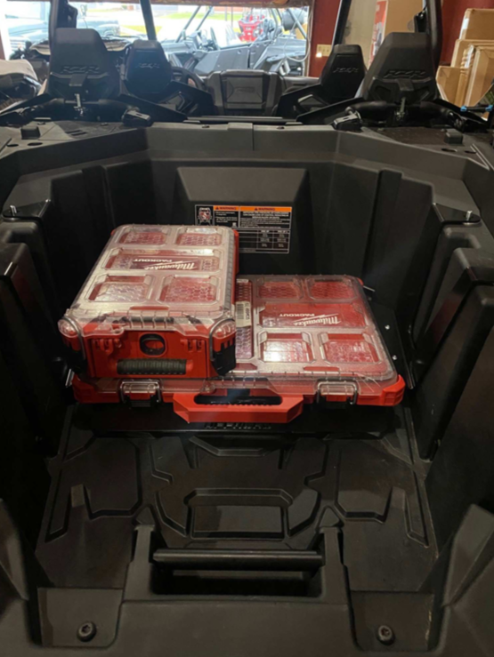Polaris RZR Pro XP / Turbo R / Pro S Packout Mount — Polaris RZR PRO XP / Turbo R Packout Mount by AJK Offroad with two Kits Attached