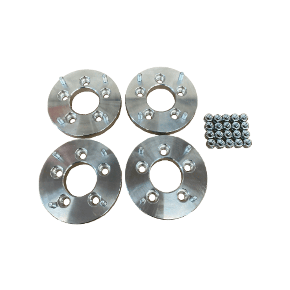 Polaris Pro R / Turbo R / Xpedition Wheel Adapters / Spacers — Polaris Pro R / Turbo R / Xpedition Wheel Spacers / Adapters by AJK Offroad Top Down View