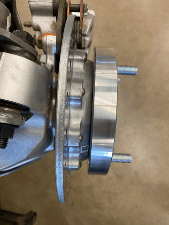 Polaris Pro R / Turbo R / Xpedition Wheel Adapters / Spacers — Polaris Pro R / Turbo R / Xpedition Wheel Spacers / Adapters by AJK Offroad On Week Top Down View