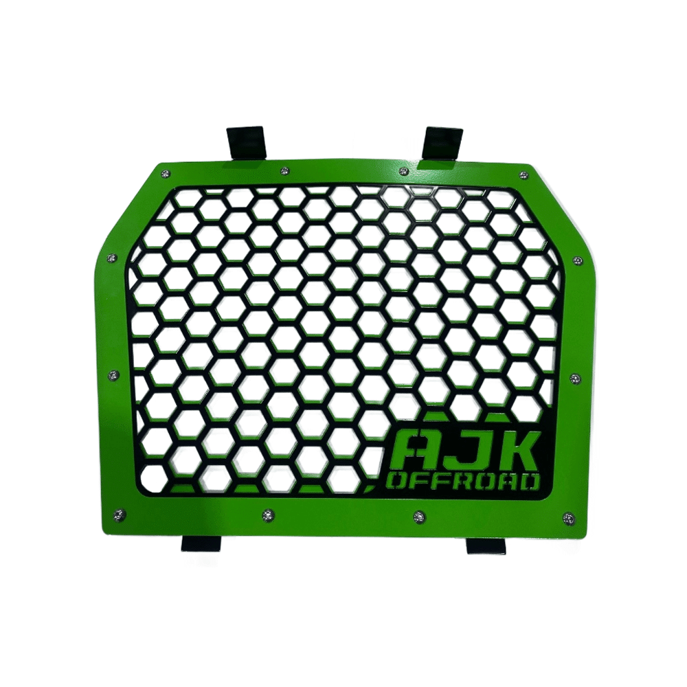 Kawasaki KRX Front Grille — Kawasaki KRX Front Grill by AJK Offroad in Green