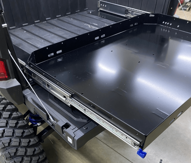 Polaris Xpedition Bed Drawer — Polaris Xpedition Bed Drawer by AJK Offroad Side View
