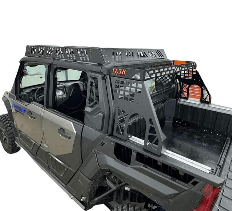 Polaris Xpedition Roof Rack — Polaris Xpedition Roof Rack by AJK Offroad on 4 Seat Xpedition Far Back Left View