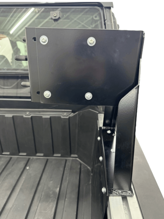 Polaris Xpedition Spare Tire Carrier — Polaris Xpedition Spare Tire Carrier by AJK Offroad Side View Pictured Without a Tire