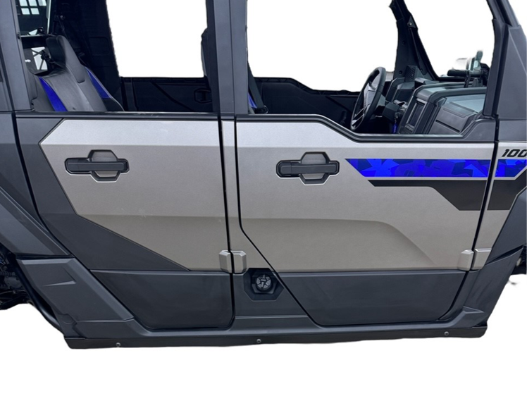 Polaris Xpedition Rock Sliders — Polaris Xpedition Rock Sliders by AJK Offroad Full View of 4-Door Vehicle