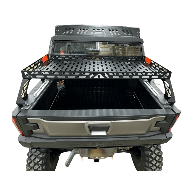 Polaris Xpedition Short Headache Rack 3/4 Rack — Polaris Xpedition Short Headache Rack 3/4 Rack by AJK Offroad Back View