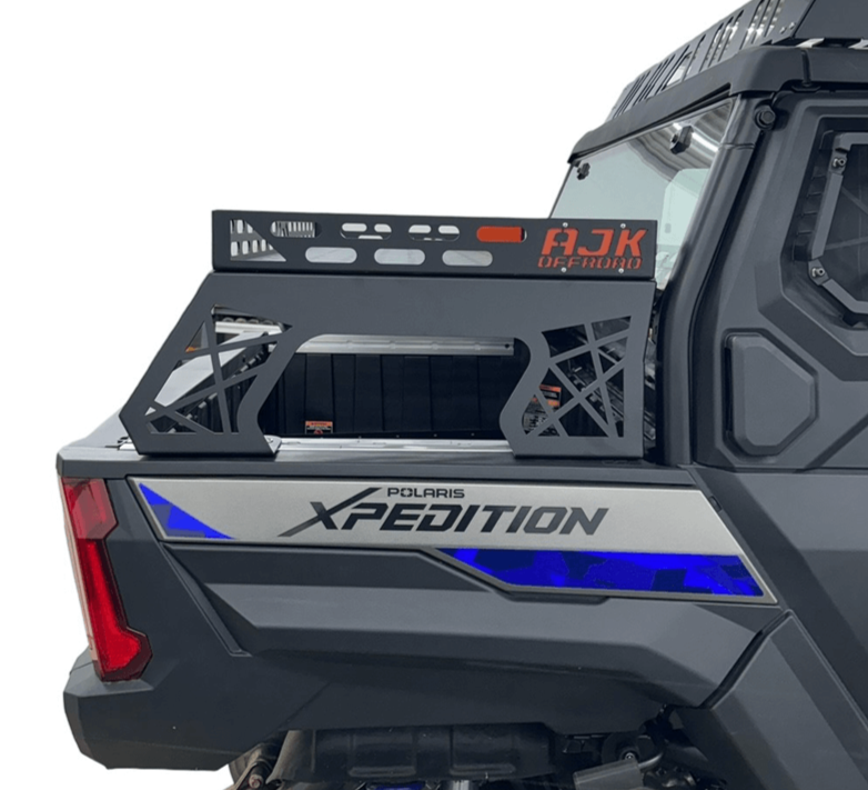 Polaris Xpedition Short Headache Rack 3/4 Rack — Polaris Xpedition Short Headache Rack 3/4 Rack by AJK Offroad Right Side Straight On View