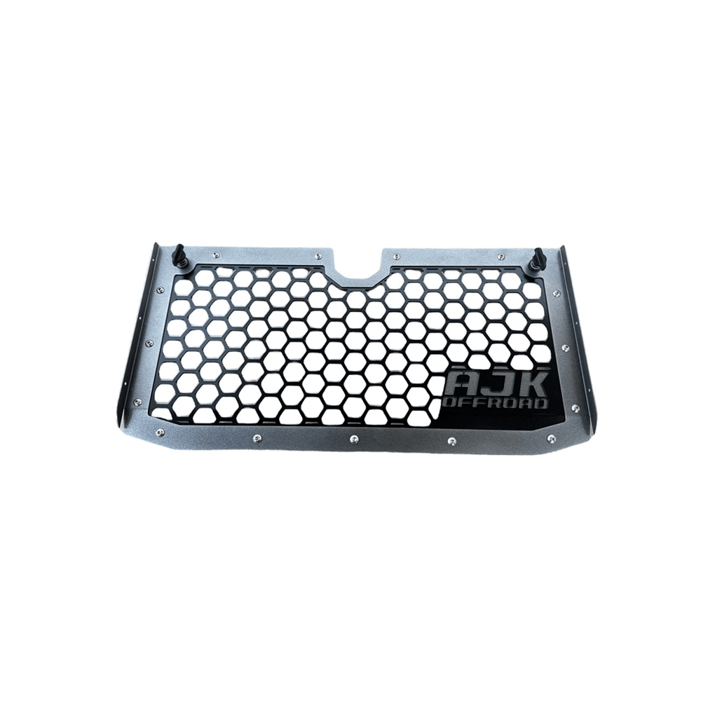 Polaris Xpedition Grille — Polaris Xpedition Grill by AJK Offroad Product View in Raw Aluminum
