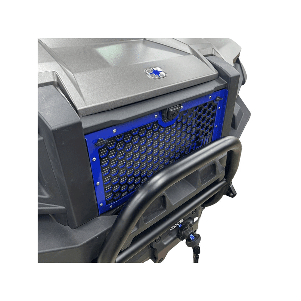Polaris Xpedition Grille — Polaris Xpedition Grill by AJK Offroad in Blue Installed