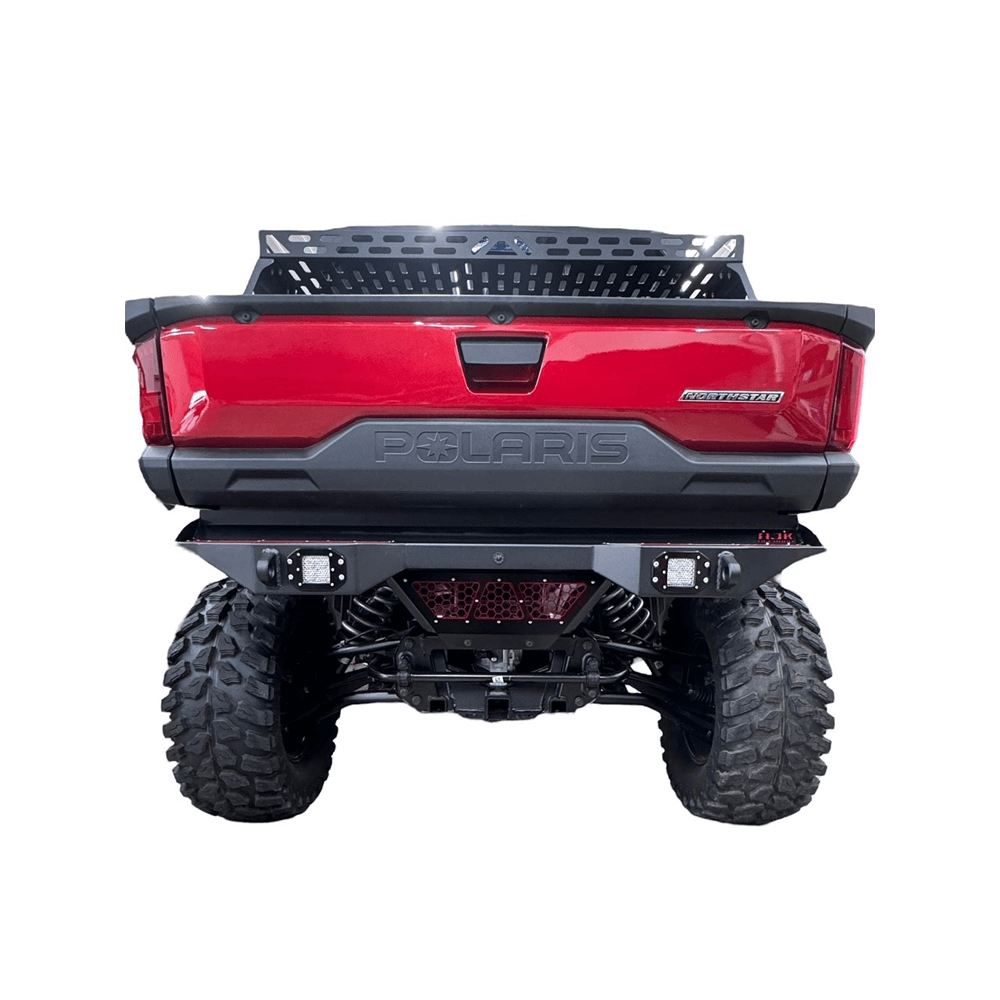 Polaris Ranger XD 1500 Rear Bumper — Polaris Ranger 1500XD Rear Bumper by AJK Offroad Full View