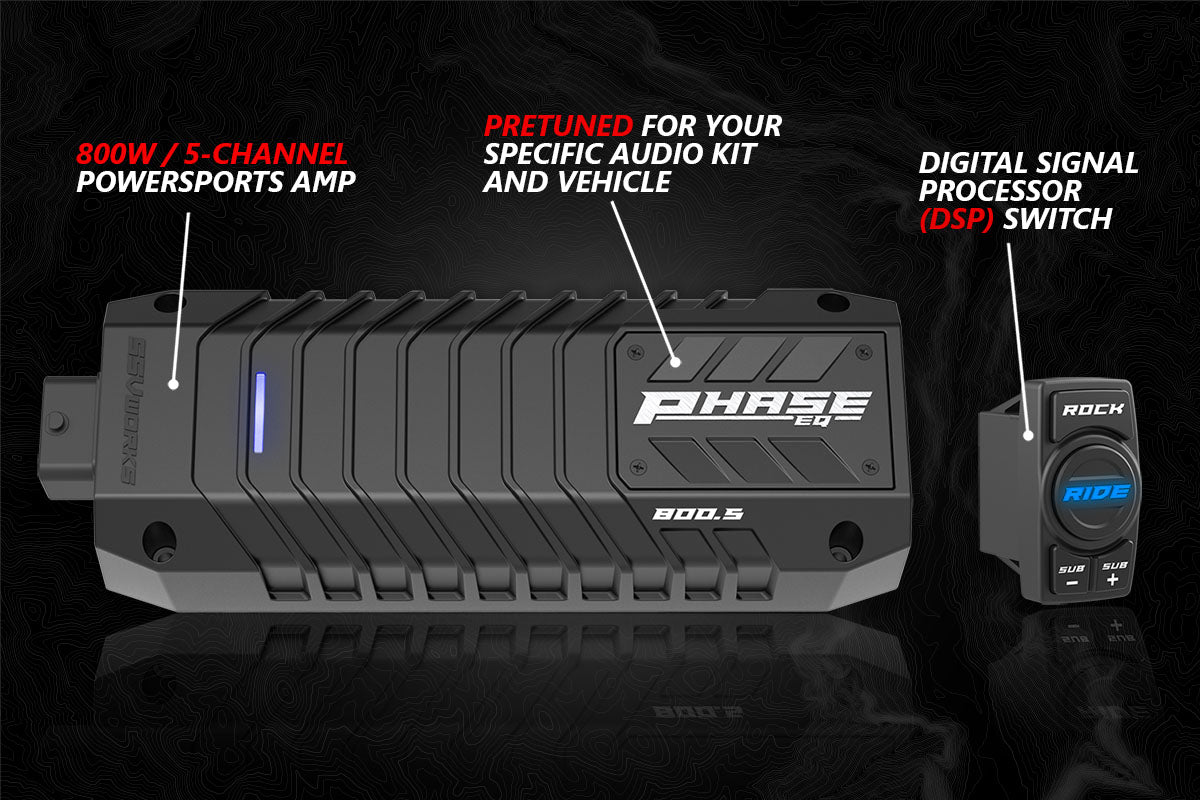 2014 - 2023 Polaris RZR A - Spec SSV 5 - Speaker Plug - & - Play System for Ride Command - Rad UTV Parts