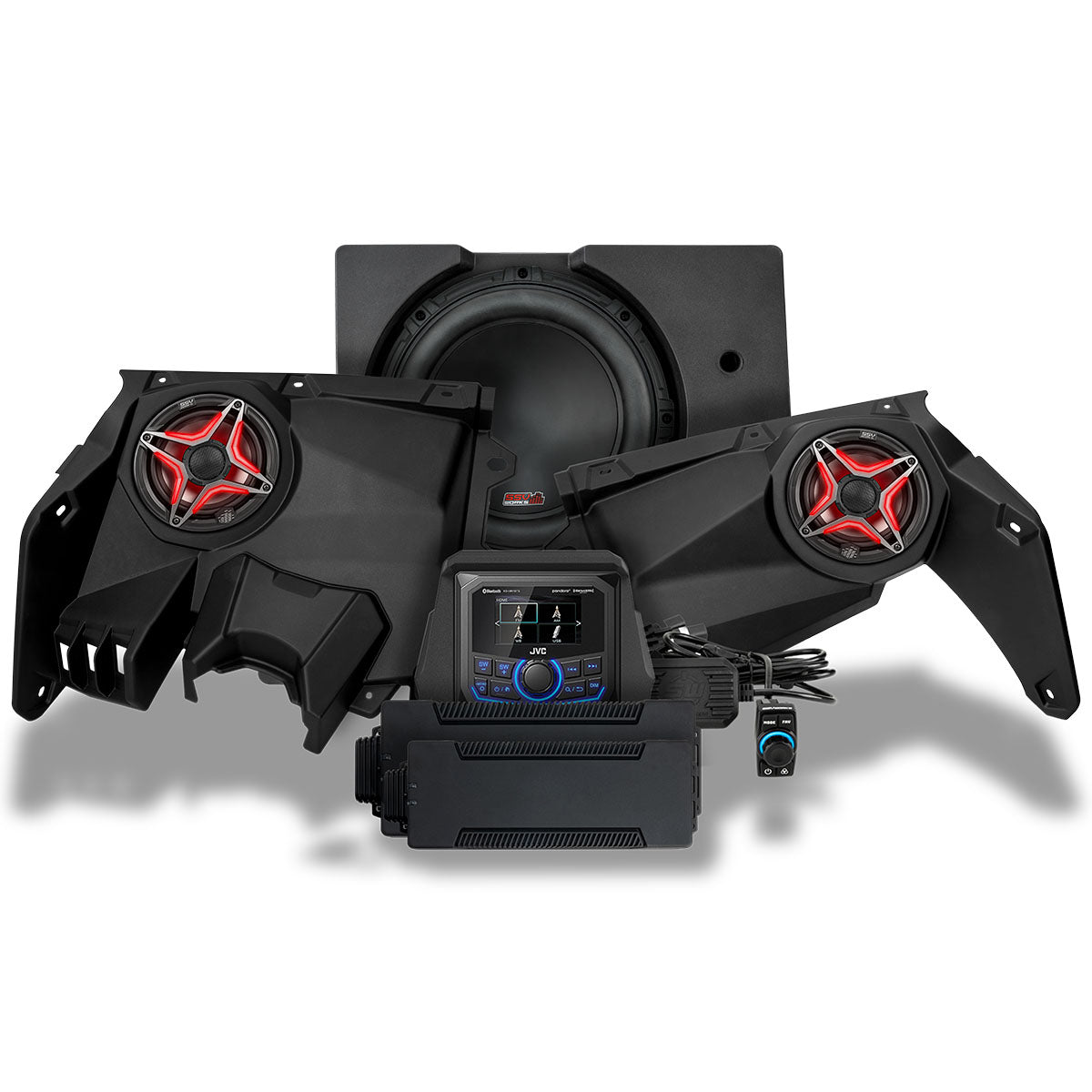 2017 - 2025 Can - Am® X3, Phase - 3 V - Spec 3 - Speaker 1650watt System w/JVC - Rad UTV Parts