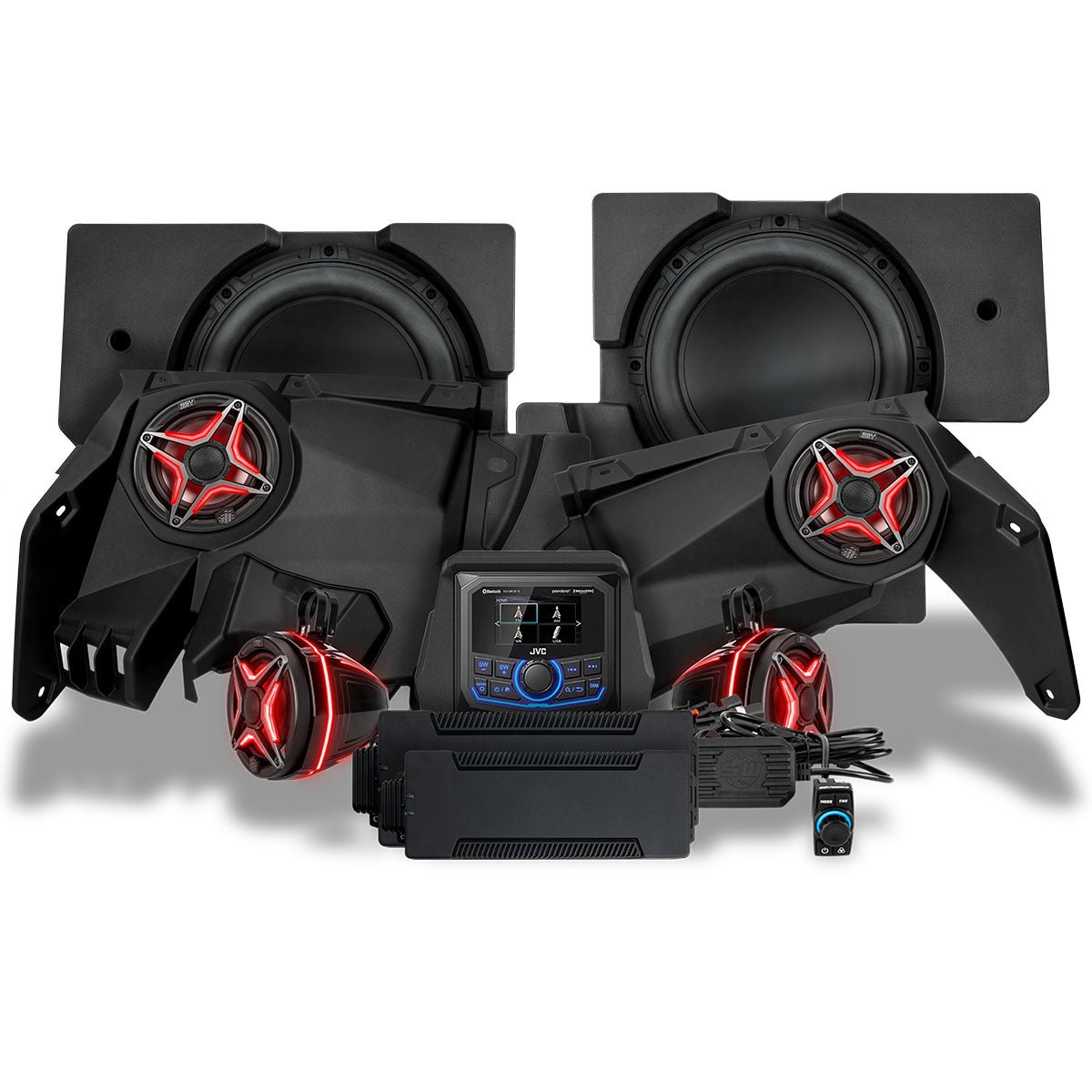 2017 - 2025 Can - Am® X3, Phase - 5 V - Spec 6 - Speaker 1650watt System w/JVC - Rad UTV Parts