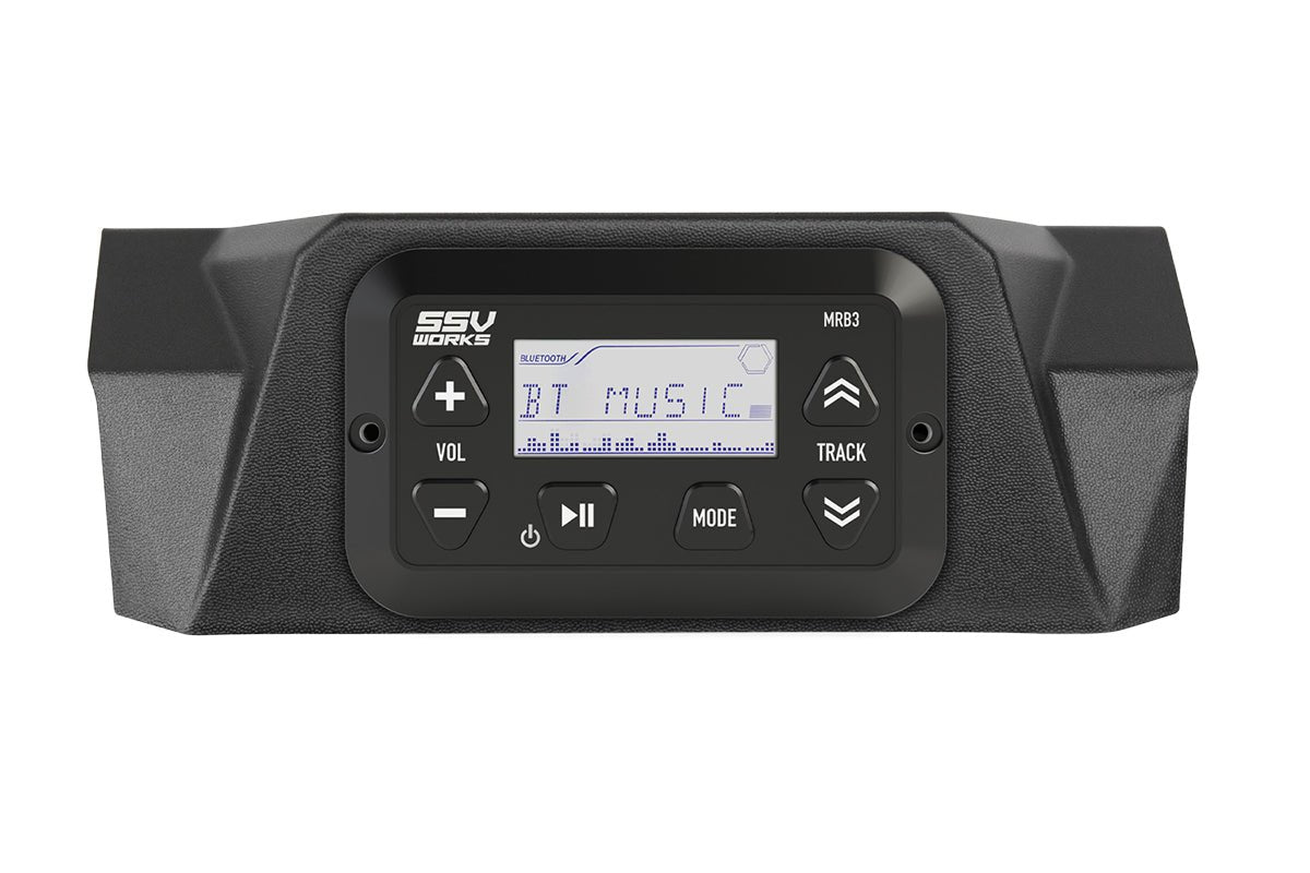 2017 - 2025 CanAm Maverick X3 Dash Mounting Panel for MRB3 Bluetooth Media Controller - Rad UTV Parts