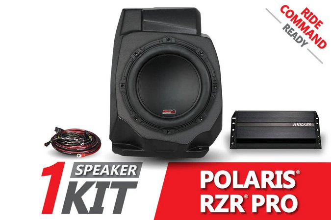 2020-2024 Polaris RZR Pro Under-Dash 10in Subwoofer Enclosure for Ride Command - Rad UTV Parts