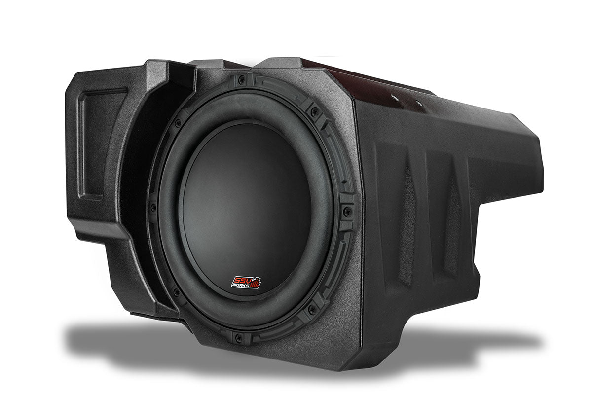 2020 - 2025 Polaris RZR Pro R/Turbo R/Pro XP 4 Rear - Seat 10in Subwoofer - Enclosure - Rad UTV Parts