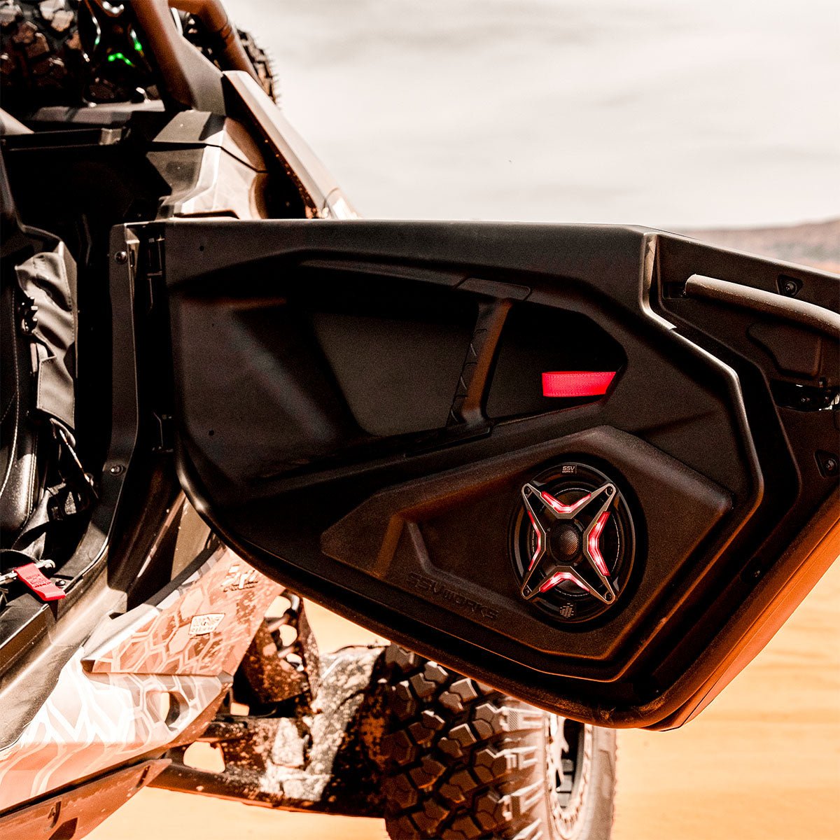 2024 - 2025 Can - Am® Maverick R 6.5" Lower Door - Pocket Speaker - Pods - Rad UTV Parts