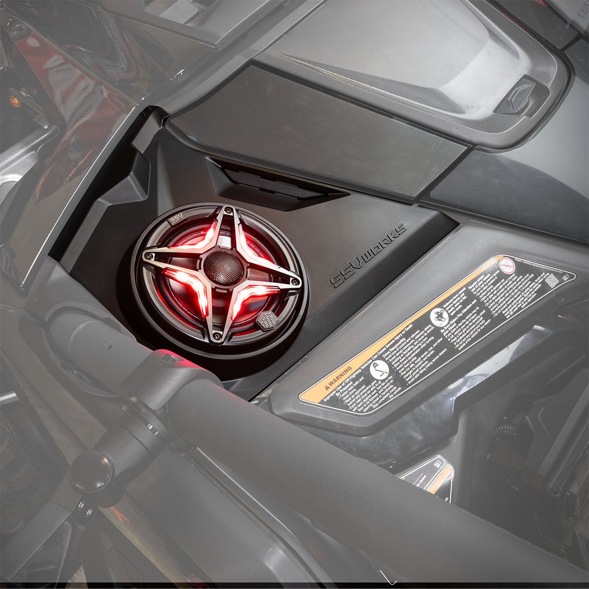 2024 - 2025 Can - Am® Maverick R Front - Dash 6.5" Speaker - Panels - Rad UTV Parts