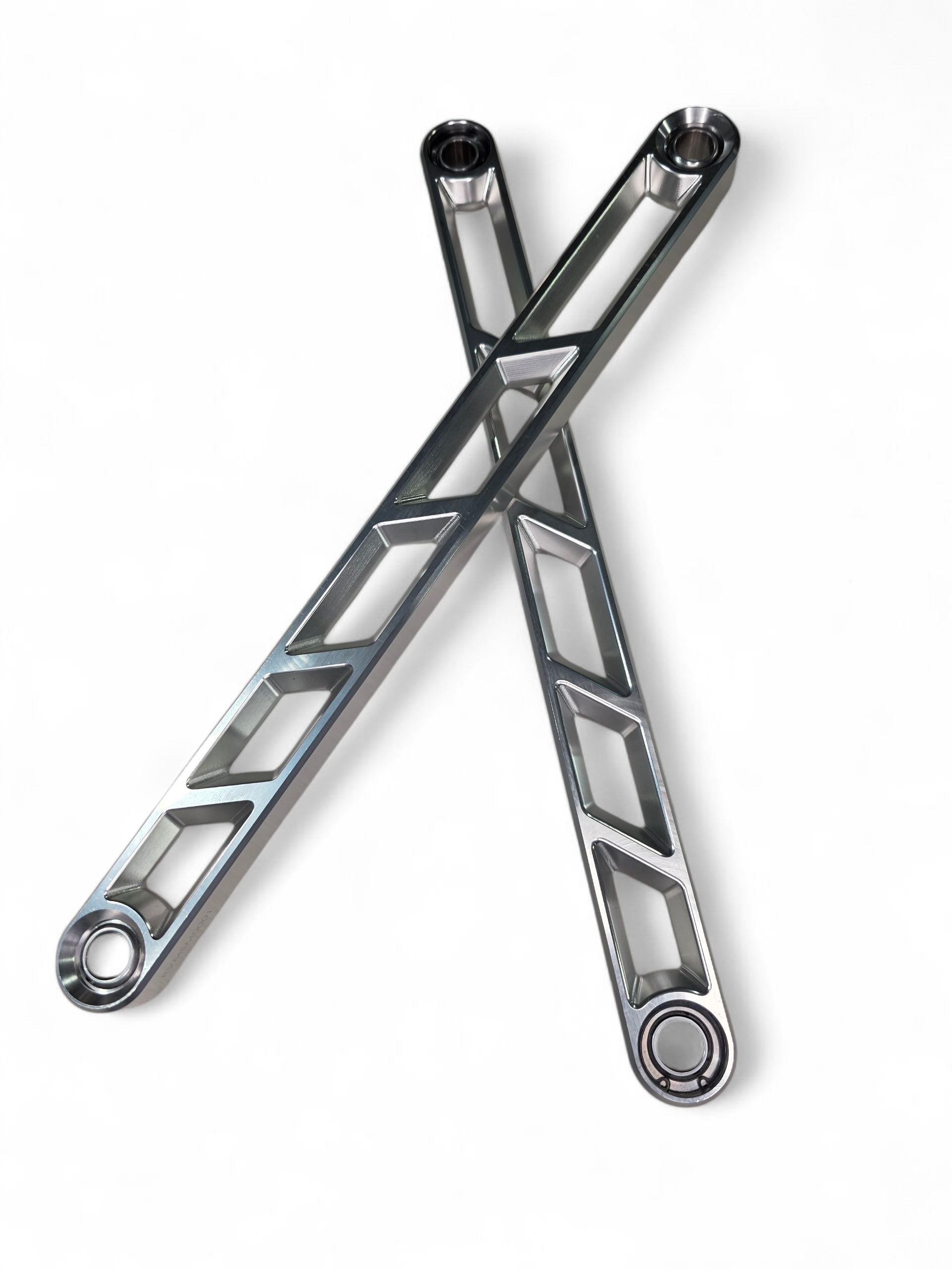 2024+ Can Am Maverick R Rear Sway Bar Links Anodized Clear