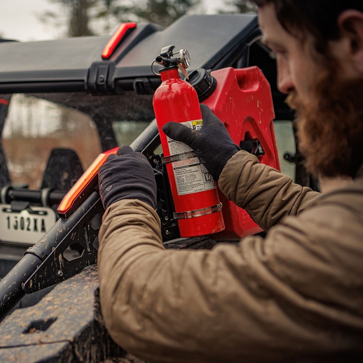 UTV MOLLE Quick Detach Fire Extinguisher Mount