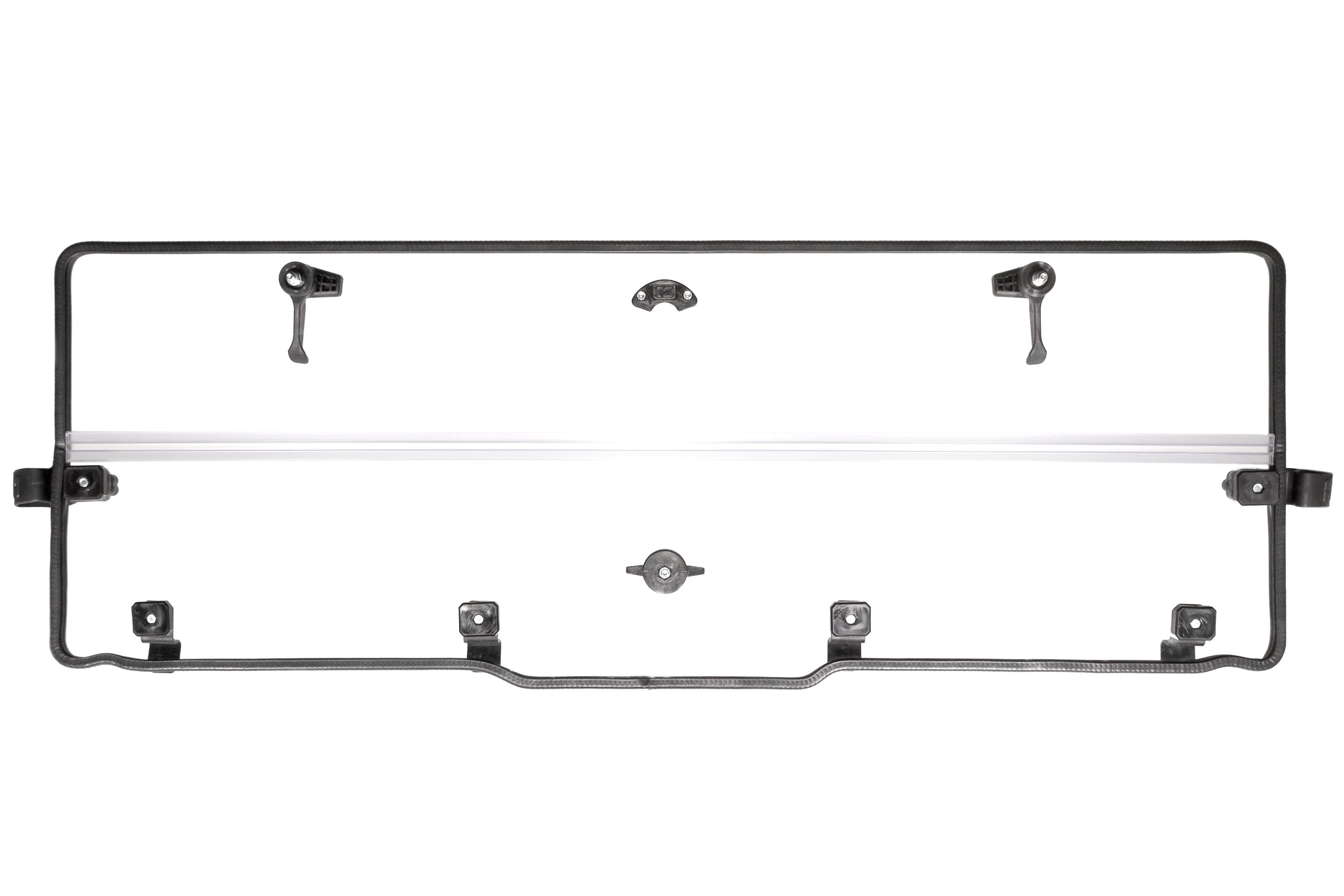 Seizmik rear folding windshield
