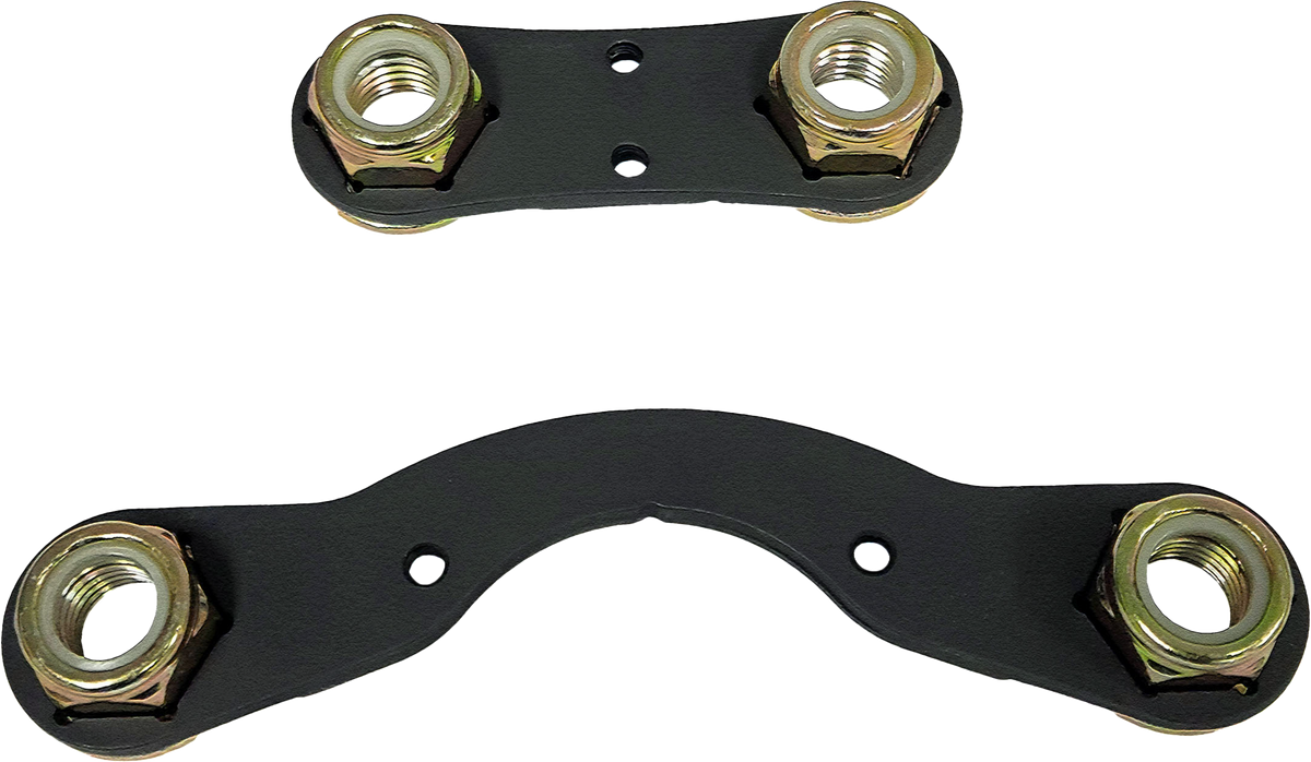 Modquad Rear Diff Nut Plate Set with steel nut plates and Class 10 Nyloc nuts