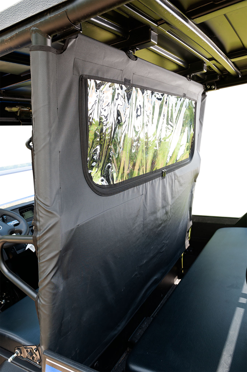 Seizmik Kawasaki Mule Pro Soft Rear Windshield / Dust Panel