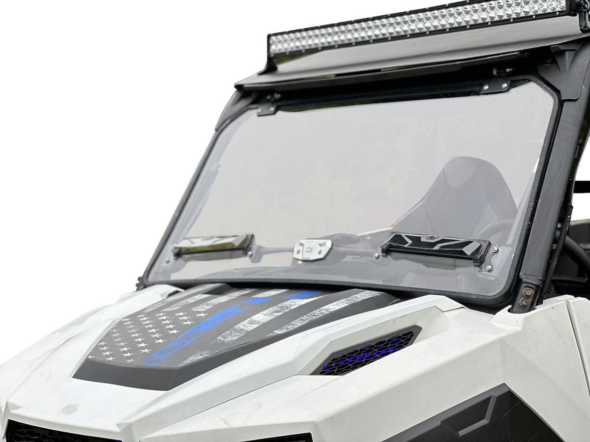 Seizmik Polaris General Flip-Up Vented Windshield