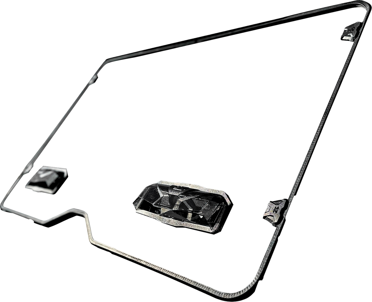 Seizmik Kawasaki Ridge Tool-Less Versa-Vent Hard-Coated Windshield