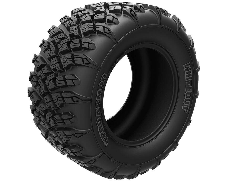 Pro Armor Whiteout snow tire with wide cross-hatched tread — tire only