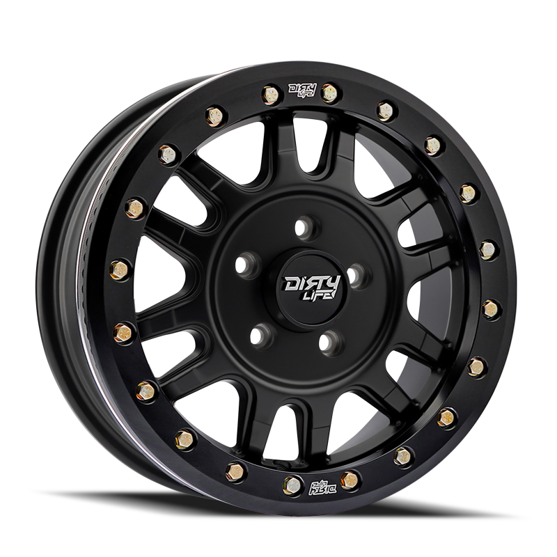 Dirty Life 9309R Canyon Pro 15x7 UTV Beadlock Wheel – 4x156 Matte Black – representative manufacturer image; bolt pattern and hub bore vary