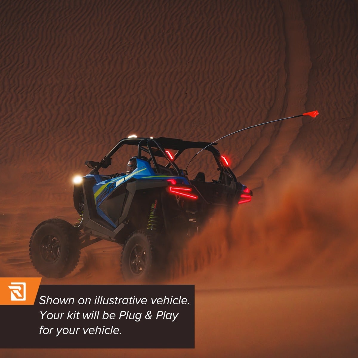 Polaris RZR Pro R Apex Lights (Red)