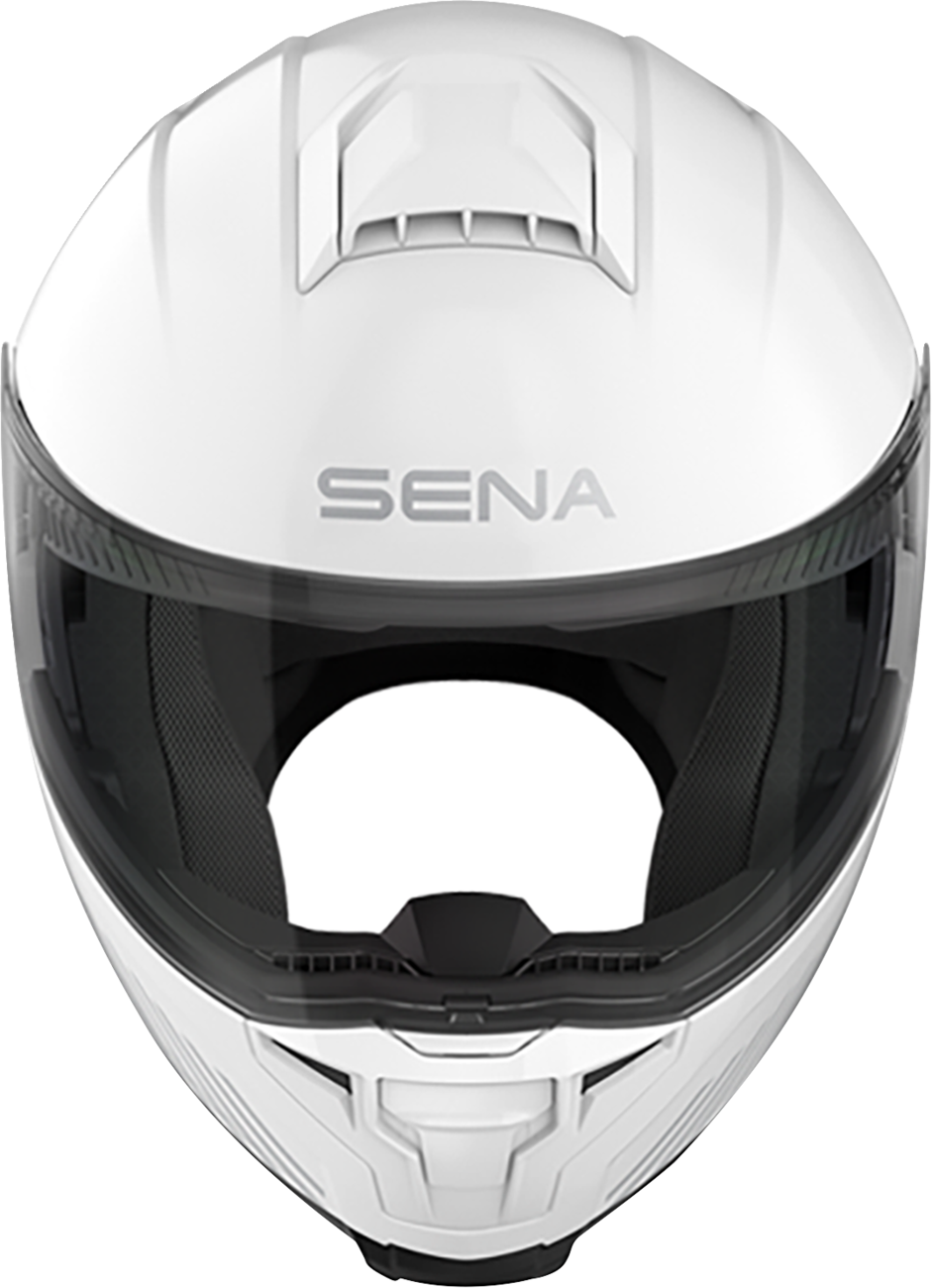 Sena Specter modular helmet in Gloss White