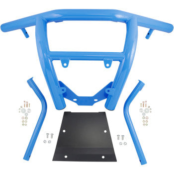 2017-18 Can-Am Maverick X3 Turbo R Blue Bumper by Moose Offroad, 0530-1455