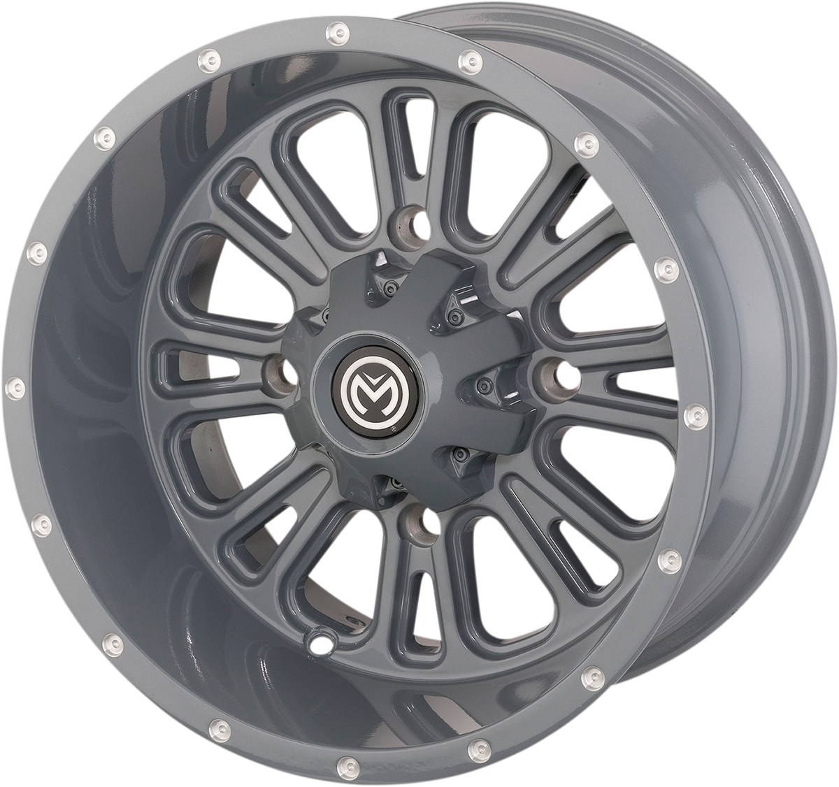 Moose 399X 12x7 Front Wheel - Gray, 4/136 - 0230-1114
