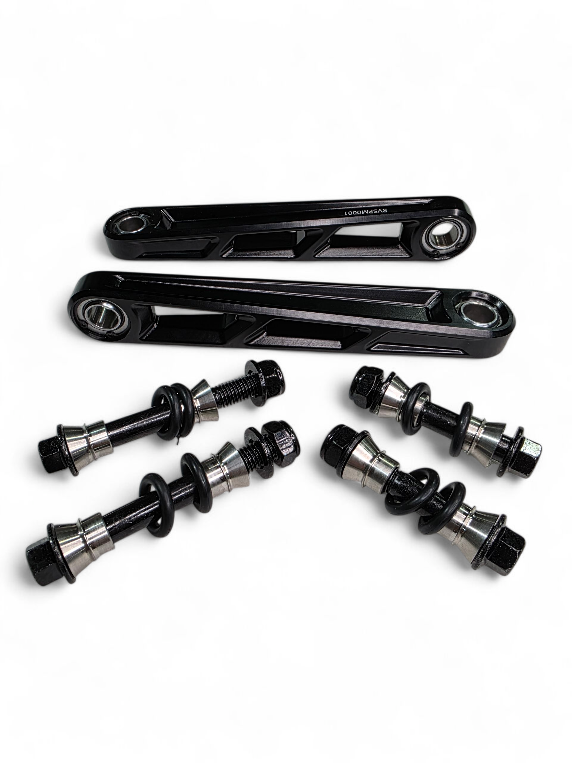 2024+ Can Am Maverick R Front Sway Bar Links Anodized Black
