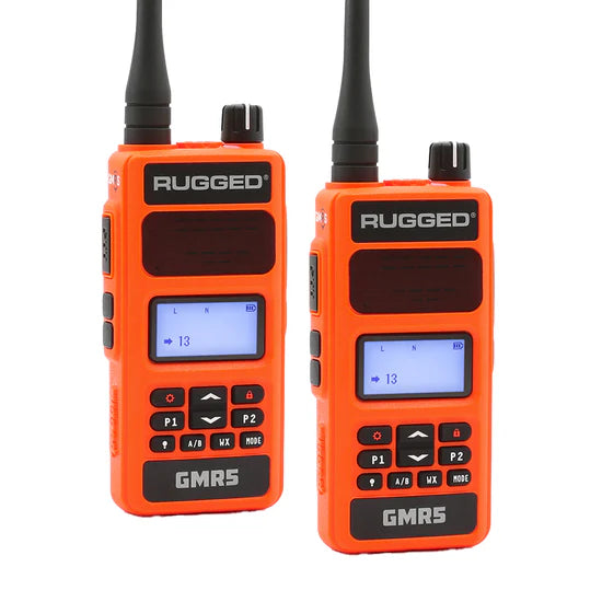 GMR5 - 5W GMRS Handheld Radio - 2 Pack | Rugged Radios