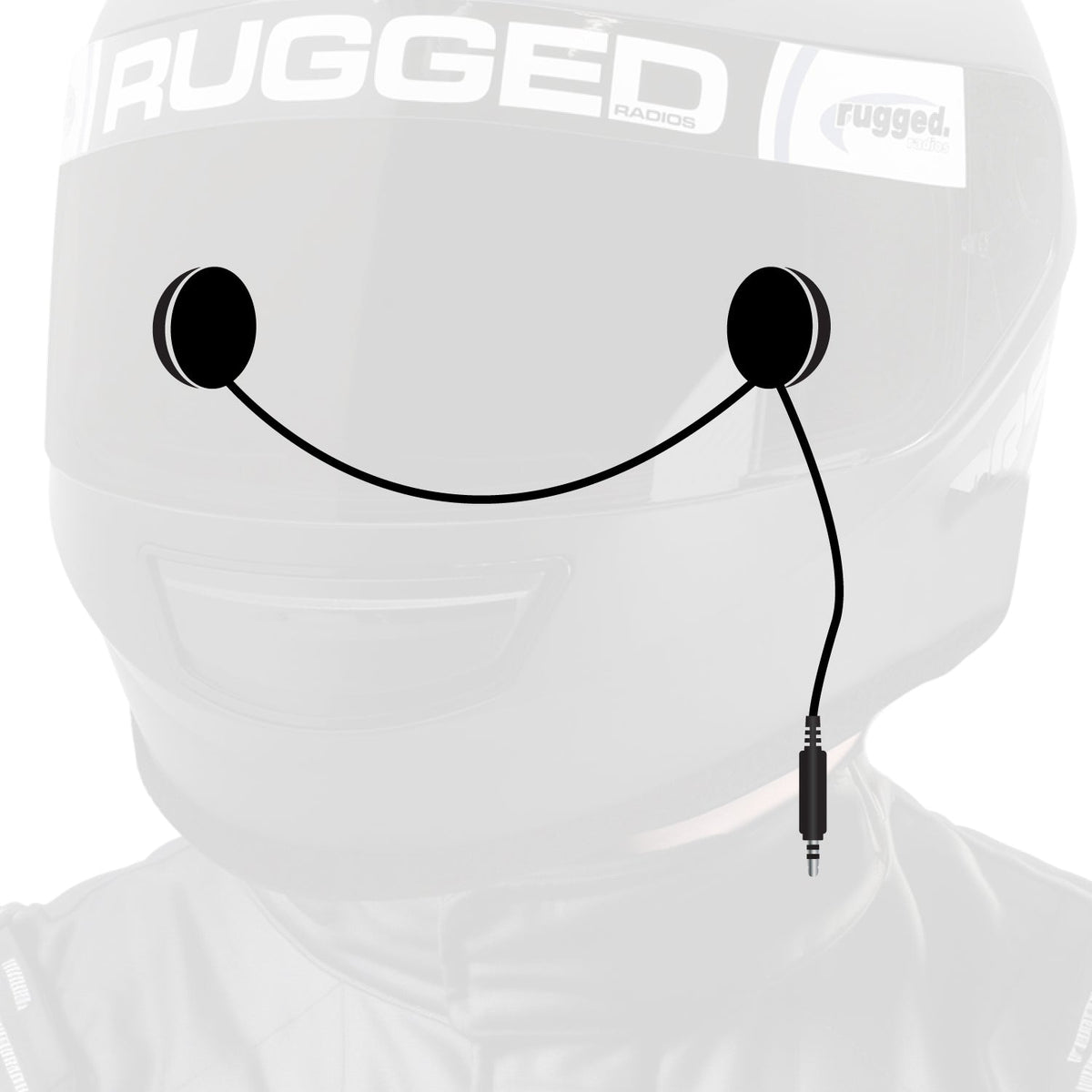 In-Helmet Speakers with 3.5mm Plug – Stereo, Standard