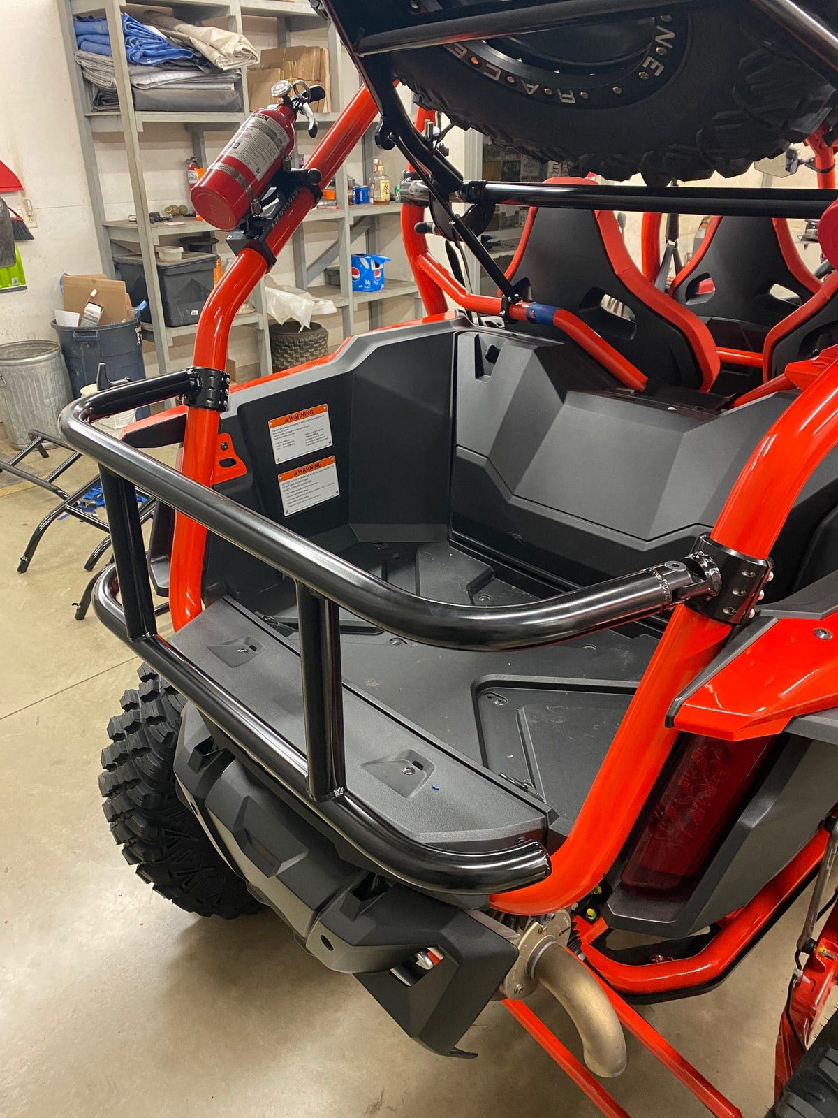 Honda Talon Swinging Bed Extender/Tailgate — Honda Talon Swinging Bed Extender/Tailgate AJK Offroad 4 Seater