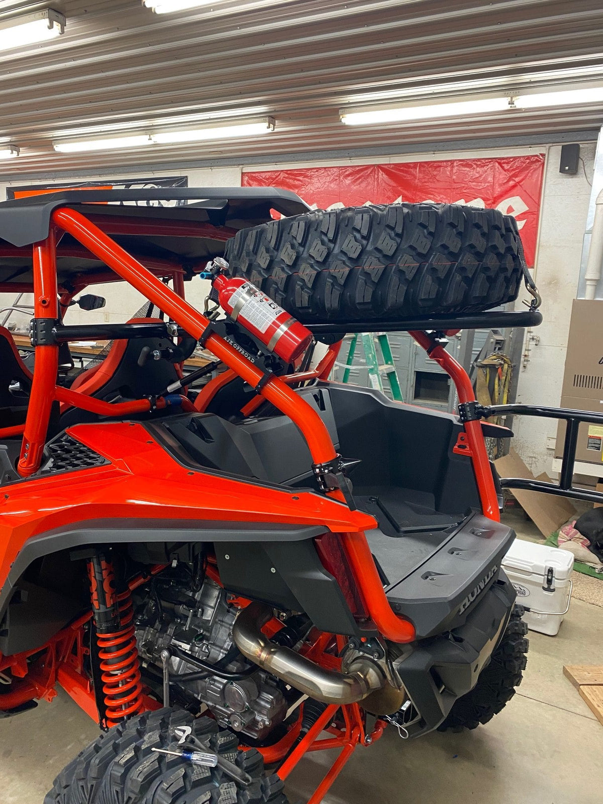 Honda Talon Spare Tire Carrier — Honda Talon Spare Tire Carrier AJK Offroad