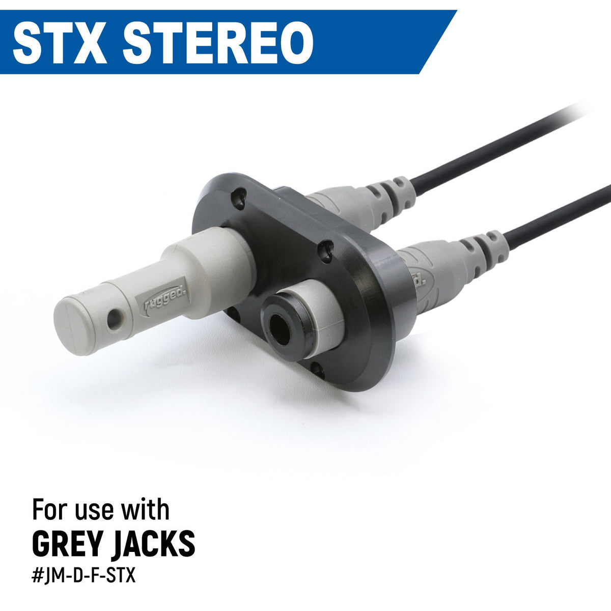 Dual Headset / Helmet Jack Flush Mount – STX Stereo – STX Stereo