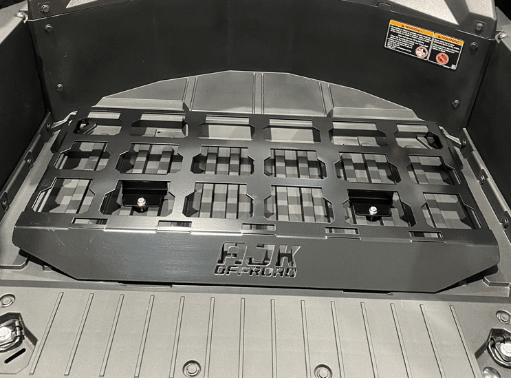 Kawasaki KRX Packout Mount 1.5 — Kawasaki KRX Packout Mount 1.5 by AJK Offroad Installed Wide View