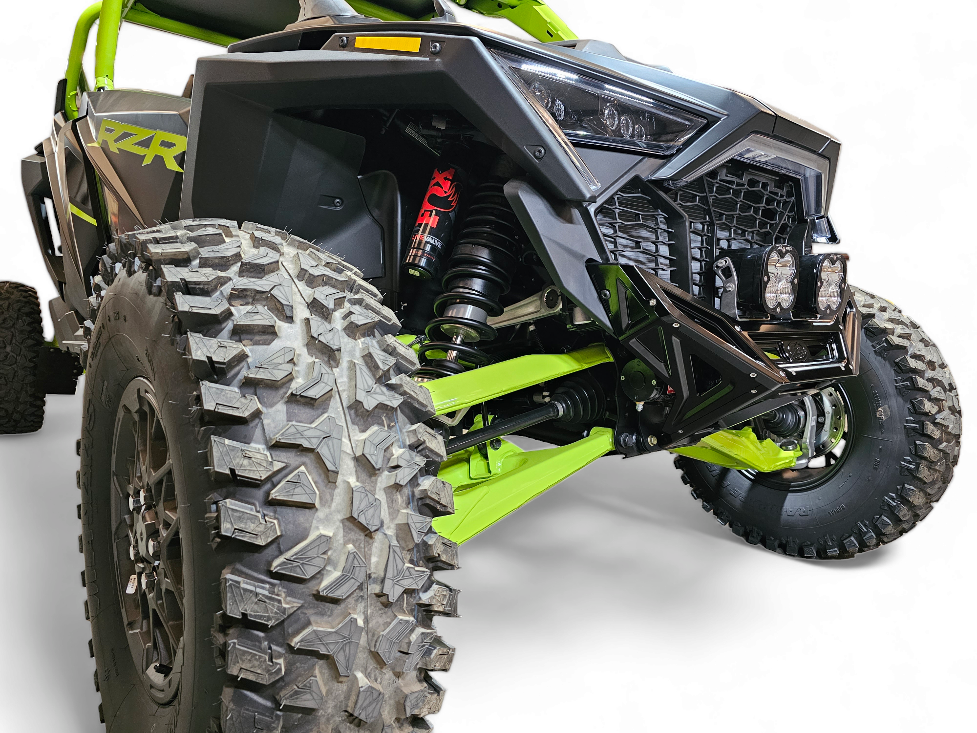 2022-2025 Polaris RZR Pro R, Pro S, Turbo R Machined Billet Front Winch Bumper (Black Anodize)