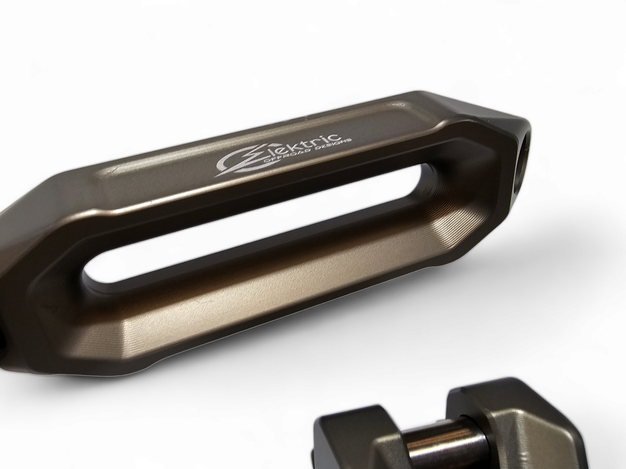 Elektric Offroad Designs UTV Winch Fairlead and Hook (Gunmetal)